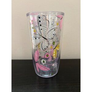 Tervis 16 Oz Clear Butterfly Tumbler 16 Oz. Hallmark Floral